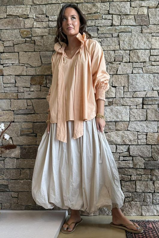 Paloma Poet Blouse Soft Apricot